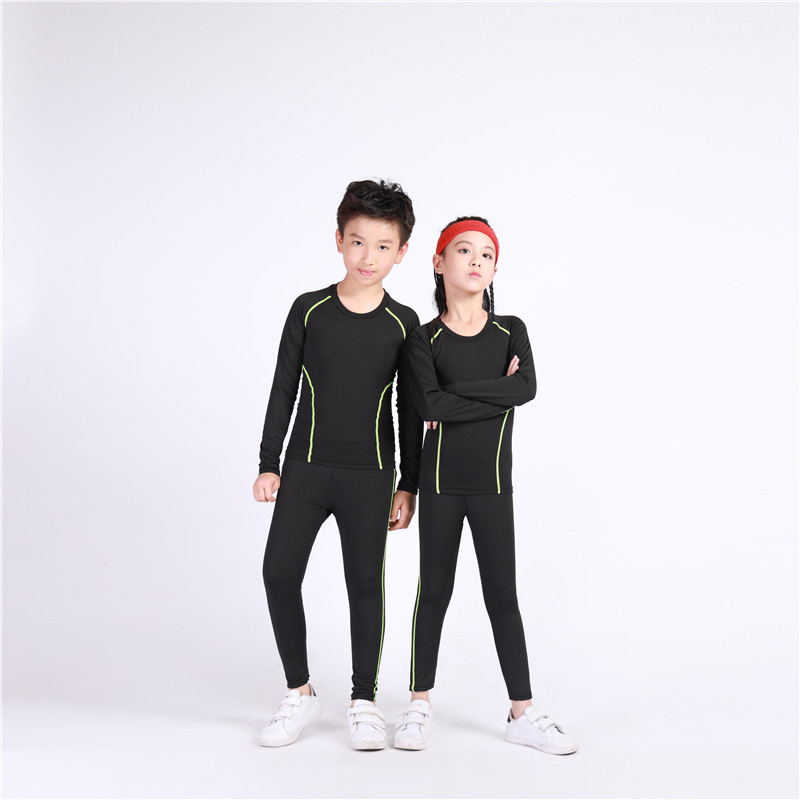 Quick-drying breathable sports tights suit for children (European size) GB3-18088