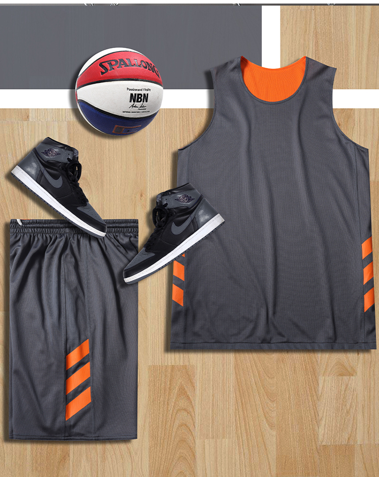 Quick-drying breathable double-sided basketball uniform suit GB9-028