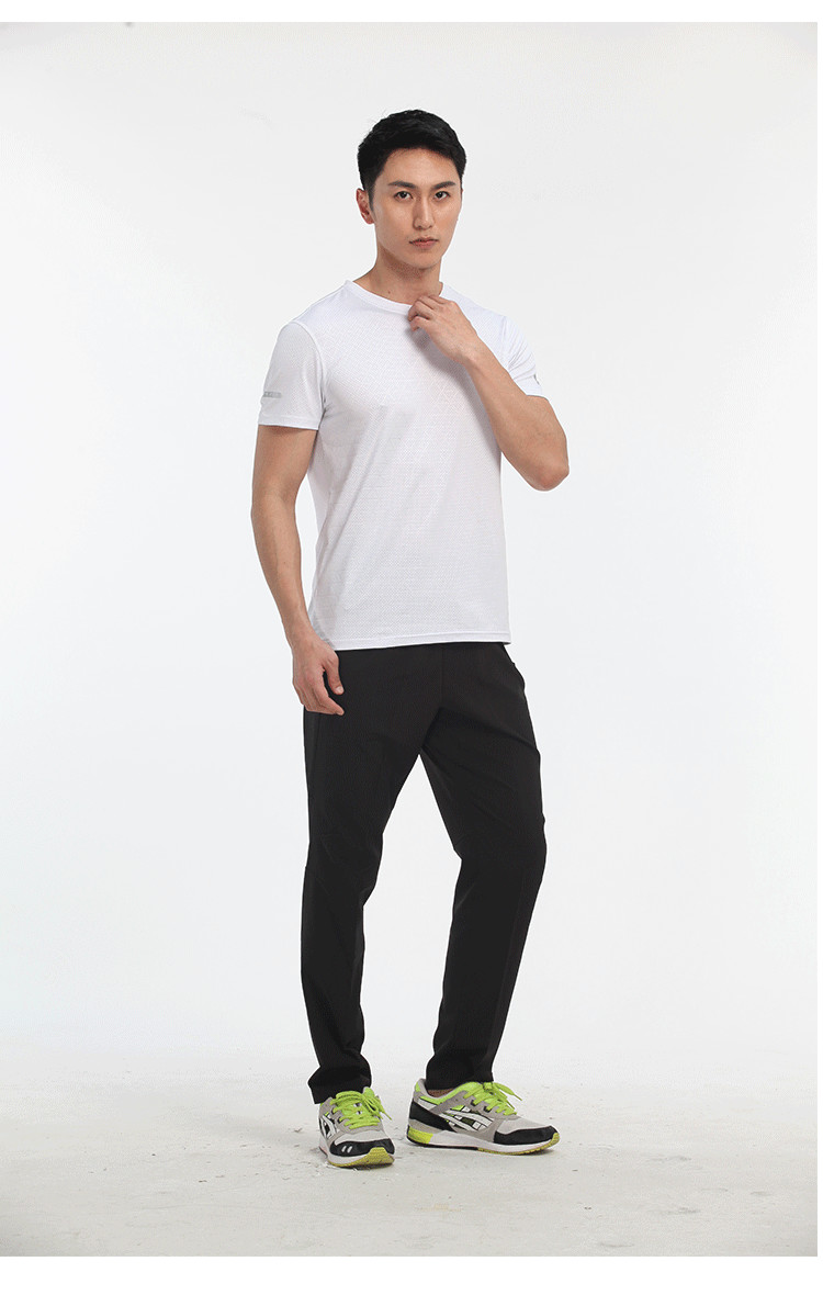 Four-way stretch woven sports casual trousers men GJ3-9501