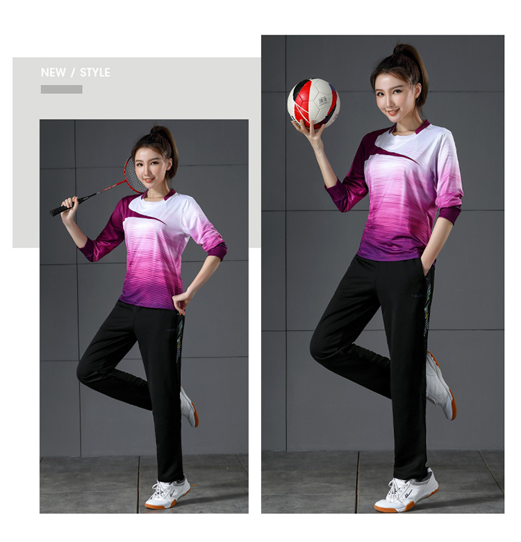 180g quick-drying casual badminton clothing long-sleeved tops men GM2-3010-1 tops men