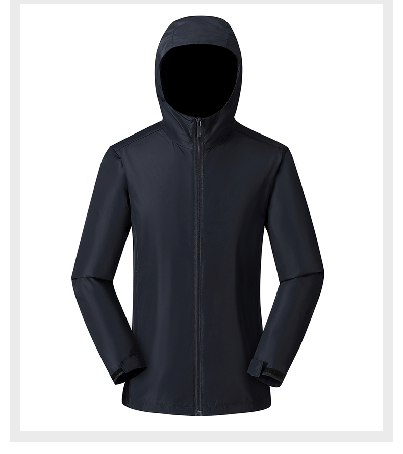 Hooded zipper single-layer jacket YZ03-2023