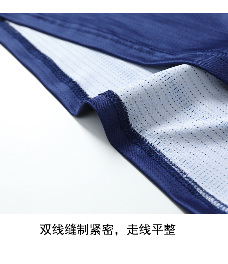 Casual color matching sports short-sleeved tops table tennis and badminton suits men 120-1854 men