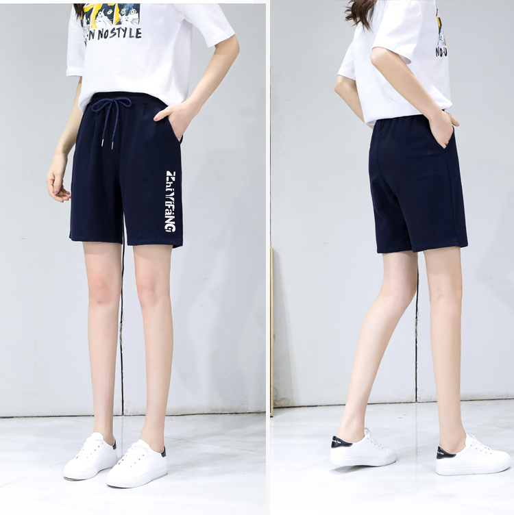 Summer loose side letter casual sports shorts shorts for women G32-6008