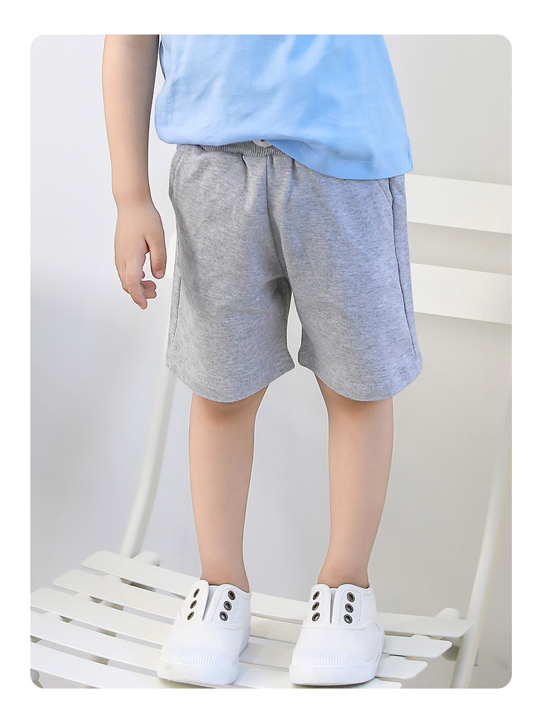 Cotton shorts for kids D31-knitted shorts