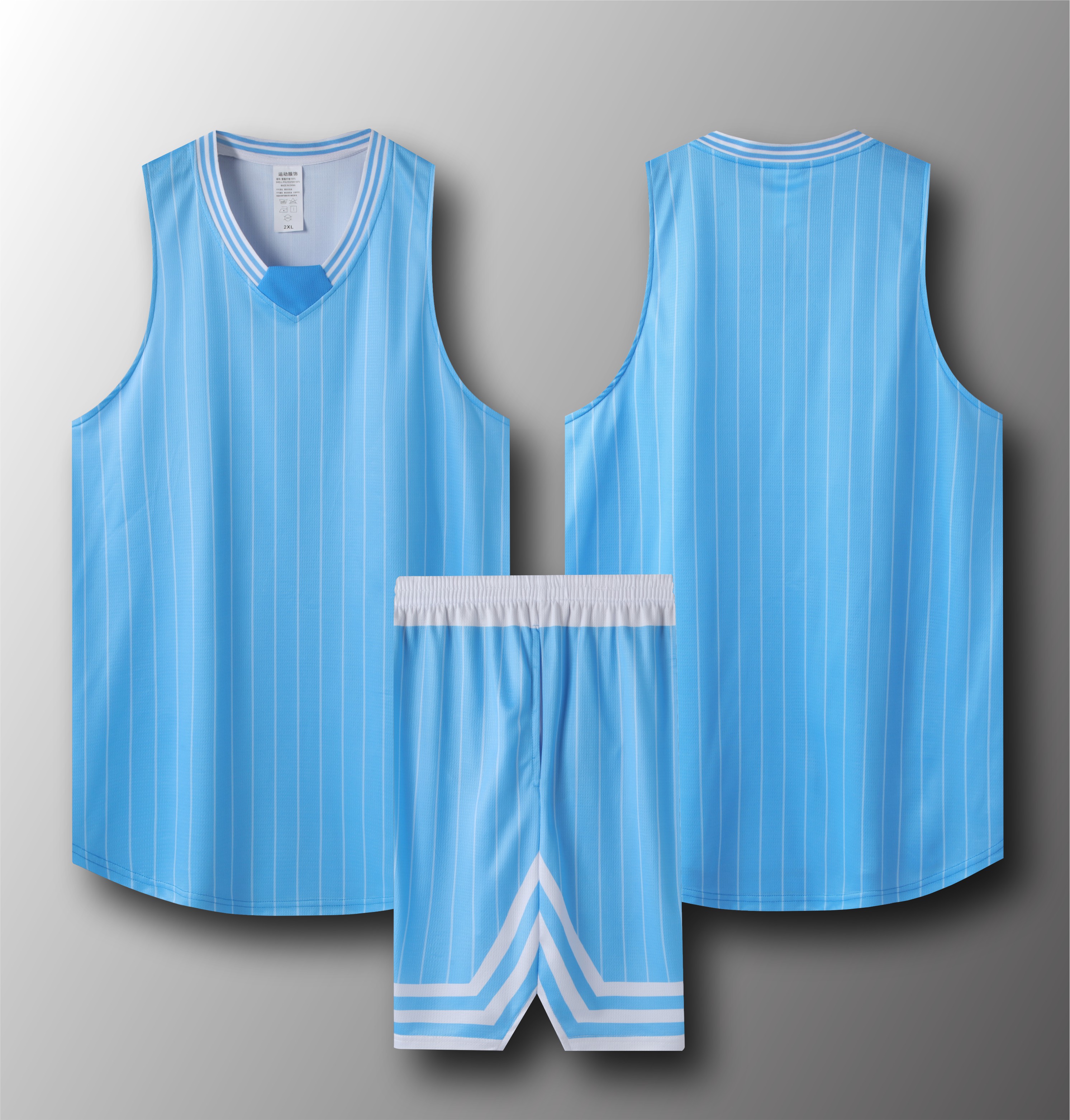 American Drew League breathable sports basketball uniform set 120-1925