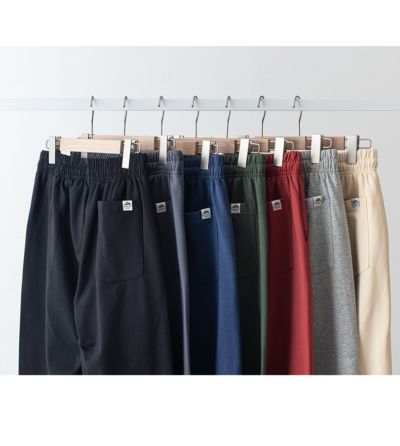 Spring and autumn straight-leg versatile cuffed loose sweatpants casual pants D16-ZSK000