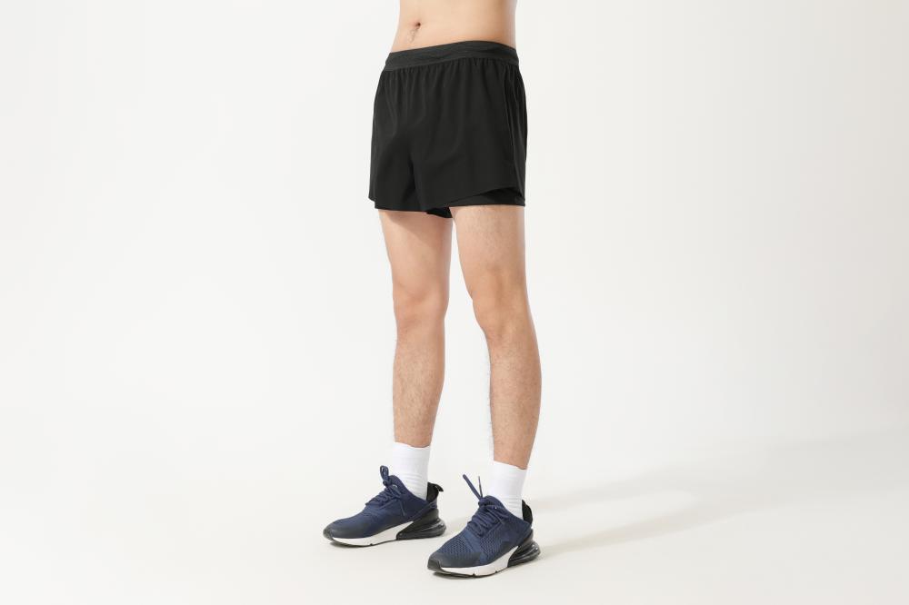 Track and field running shorts with back zipper pockets GJ3-3904