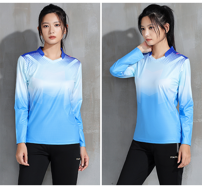 Sports training elastic fitness long sleeve GM2-F110 top