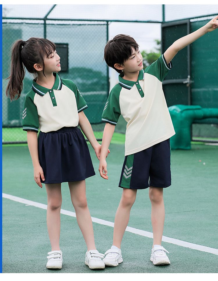 Primary and secondary school students school uniform casual short skirt KH2-692-6666 short skirt