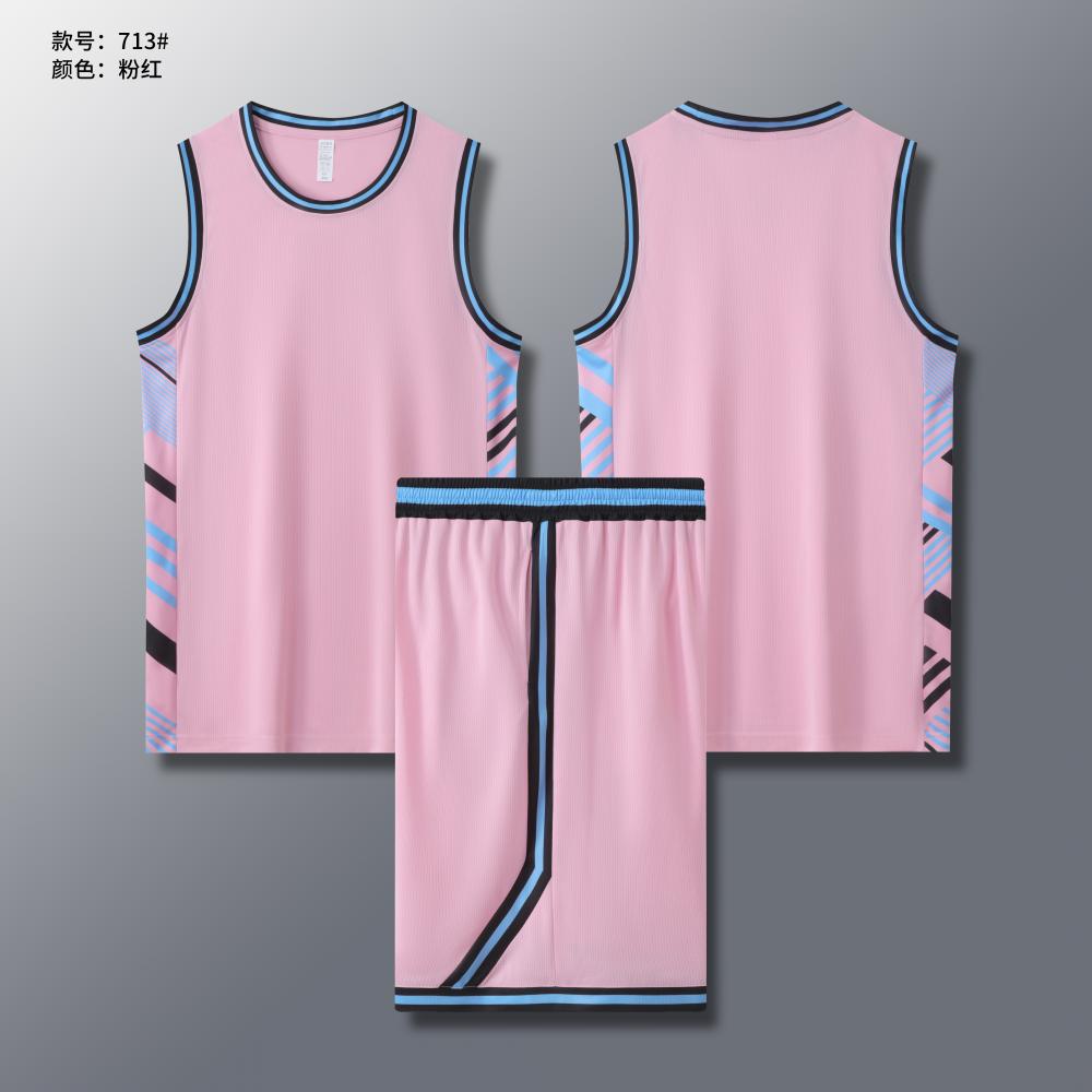 Sports training comfortable breathable basketball uniform adult suit GY1-713