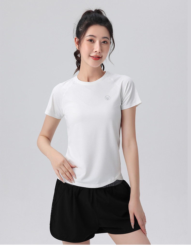 Sports Fitness Short Sleeve Yoga Clothes Women W18-DX-012