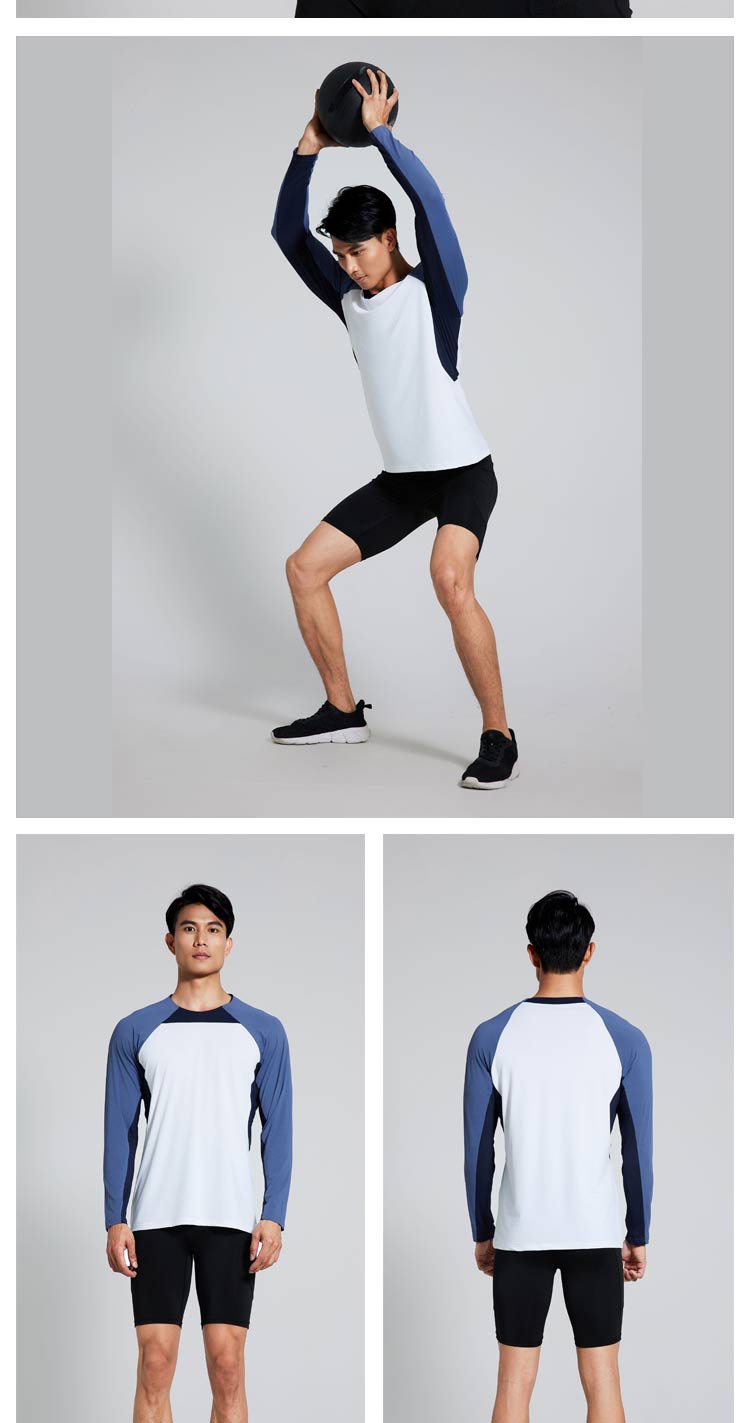 Sports quick-drying long-sleeved running fitness T-shirt GR9-2404