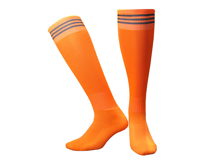 Towel bottom solid color mid-length football socks for adults GY9-CTM004