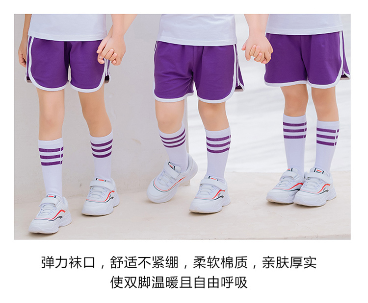 Pure cotton primary school students kindergarten middle tube socks high-end socks 168-C0308001