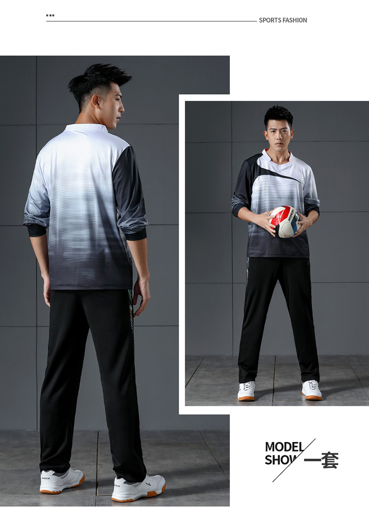 180g quick-drying casual badminton clothing long-sleeved tops men GM2-3010-1 tops men