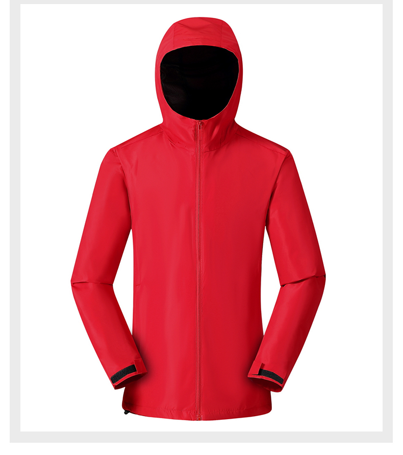 Hooded zipper single-layer jacket YZ03-2023