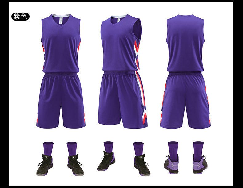 Team competition sports breathable basketball suit adult 49-3099