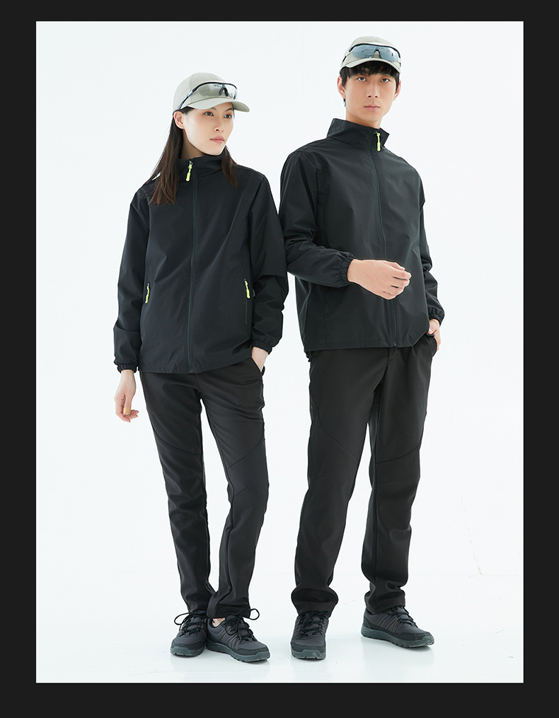 Thin single-layer outdoor stand-up collar jacket YZ02-K22