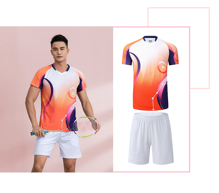 Sports breathable short-sleeved competition training suit GR8-1261 men