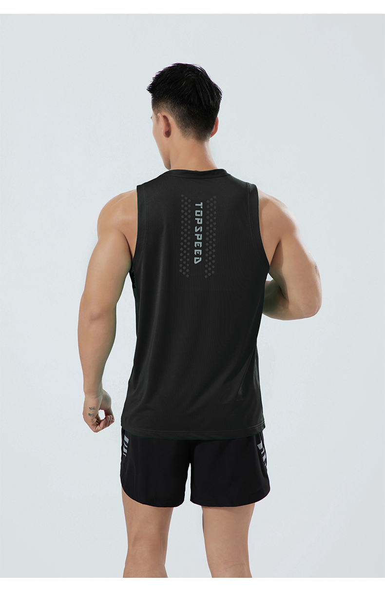 Mesh elastic running fitness vest GR9-M-11