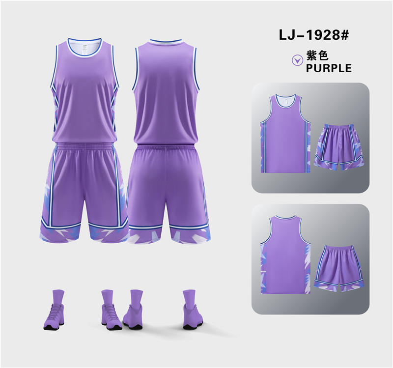 Breathable polyester sports basketball suit 120-1928