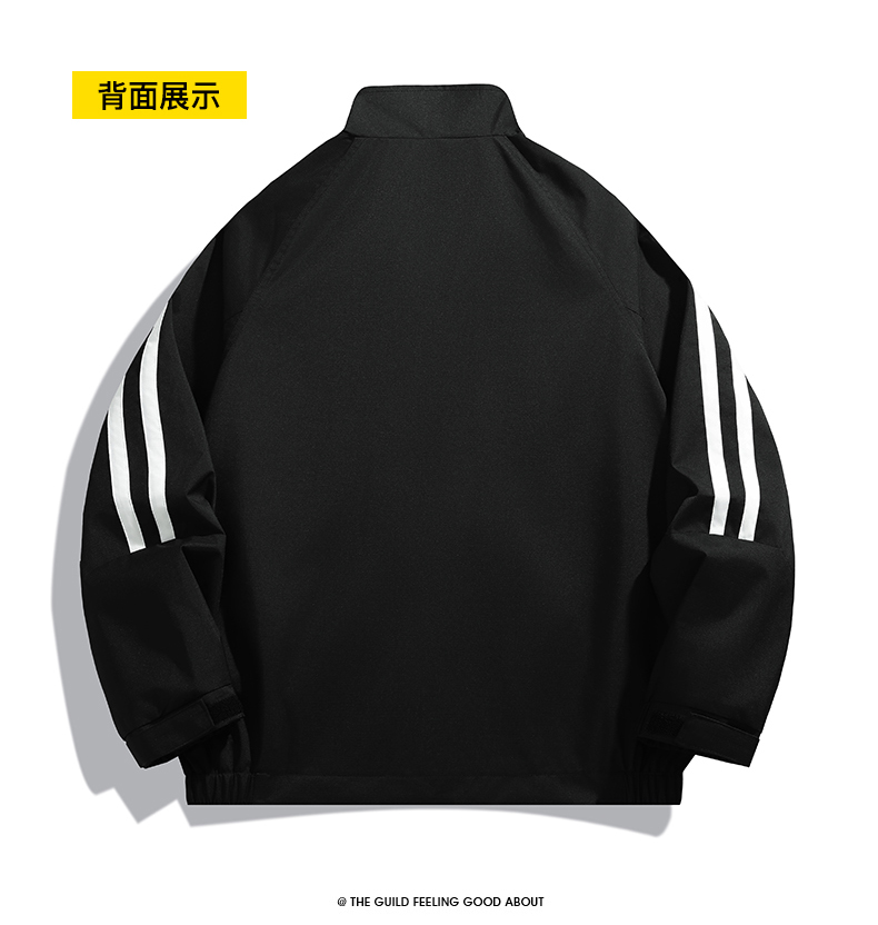 Two-bar sleeve stand collar outdoor sports windbreaker jacket universal style KD2-Q890