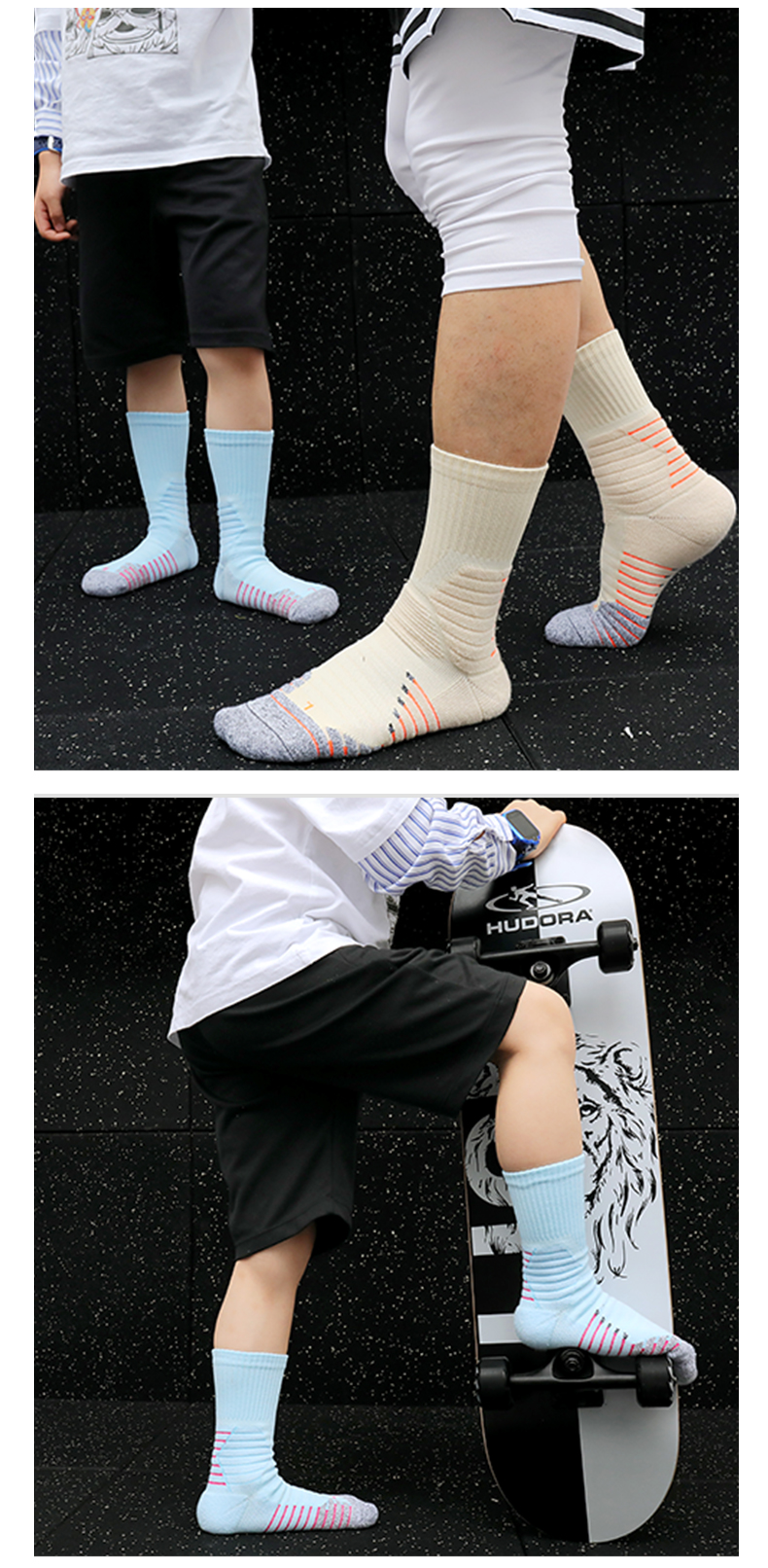 Towel bottom non-slip training socks for children GY9-3376 size M