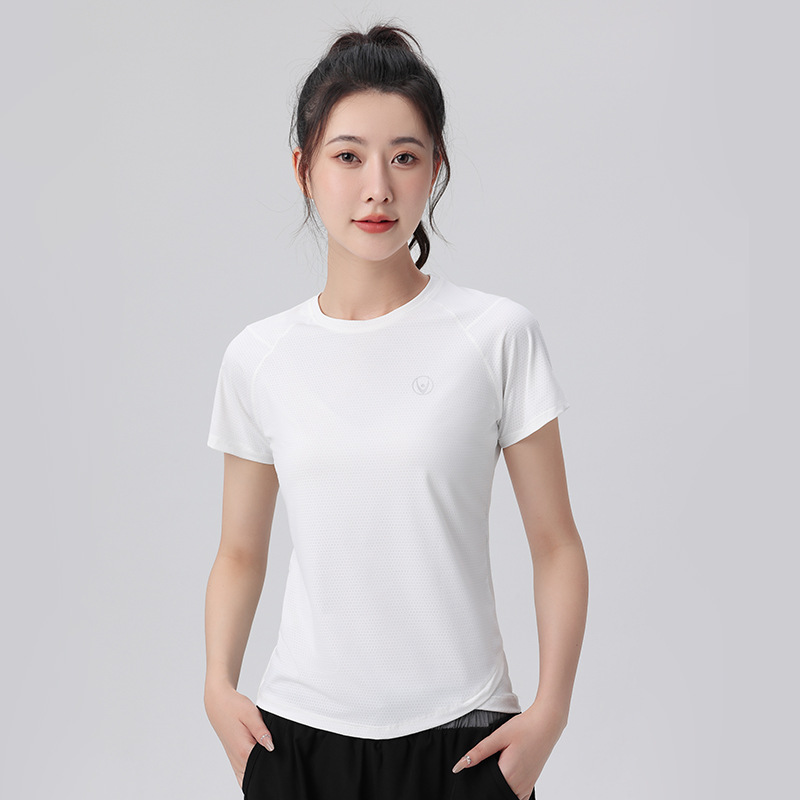 Sports Fitness Short Sleeve Yoga Clothes Women W18-DX-012