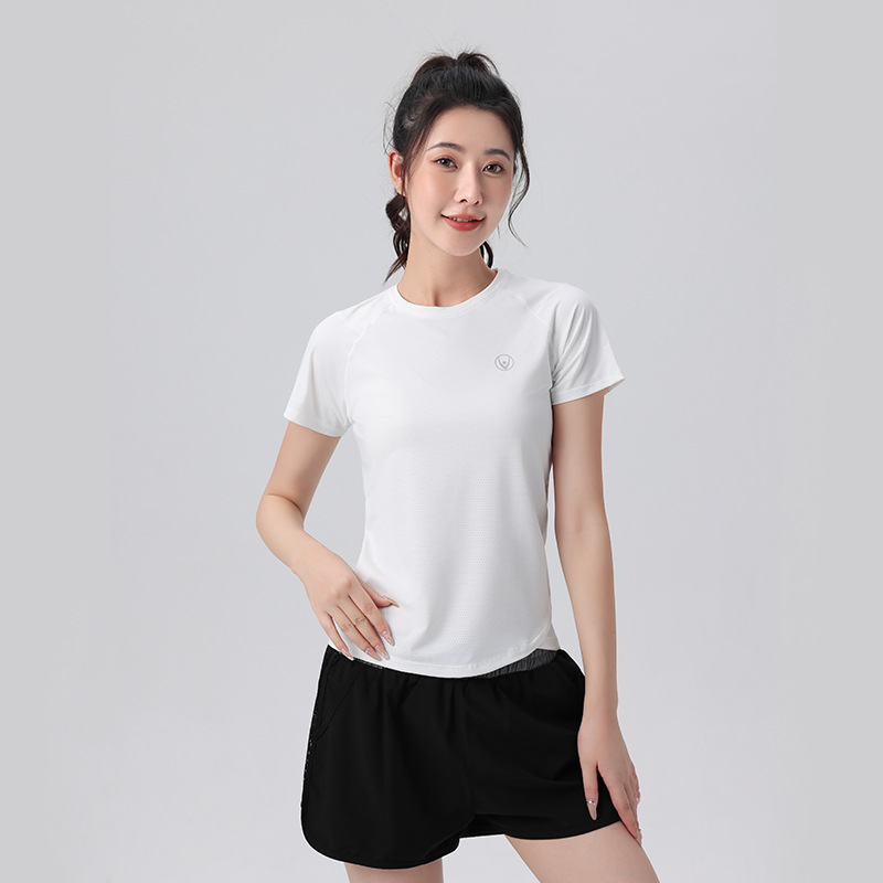 Sports Fitness Short Sleeve Yoga Clothes Women W18-DX-012