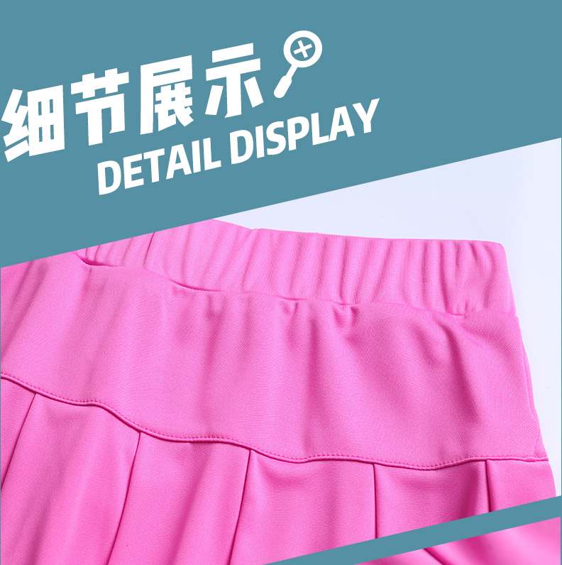 New double-sided anti-peep tennis sports quick-drying skirt GR8-3908