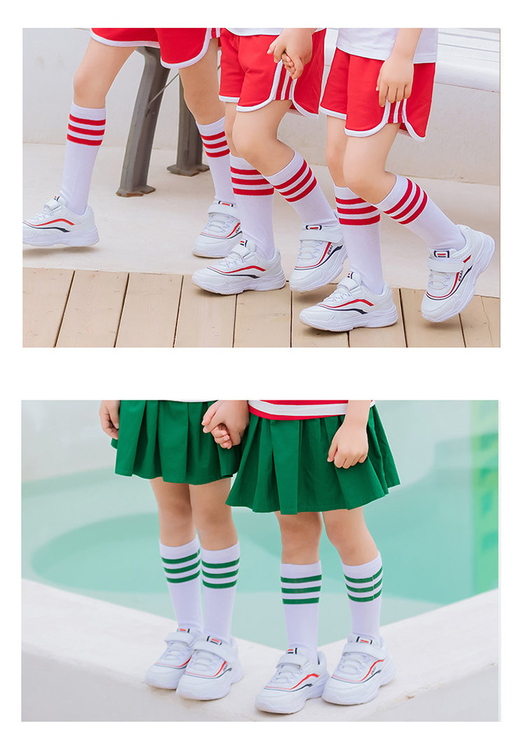 Pure cotton primary school students kindergarten middle tube socks high-end socks 168-C0308001