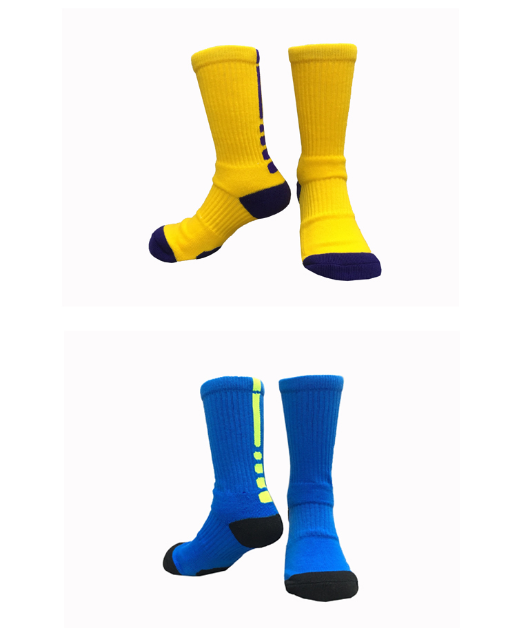 Towel bottom high top children basketball socks GY9-EOL305