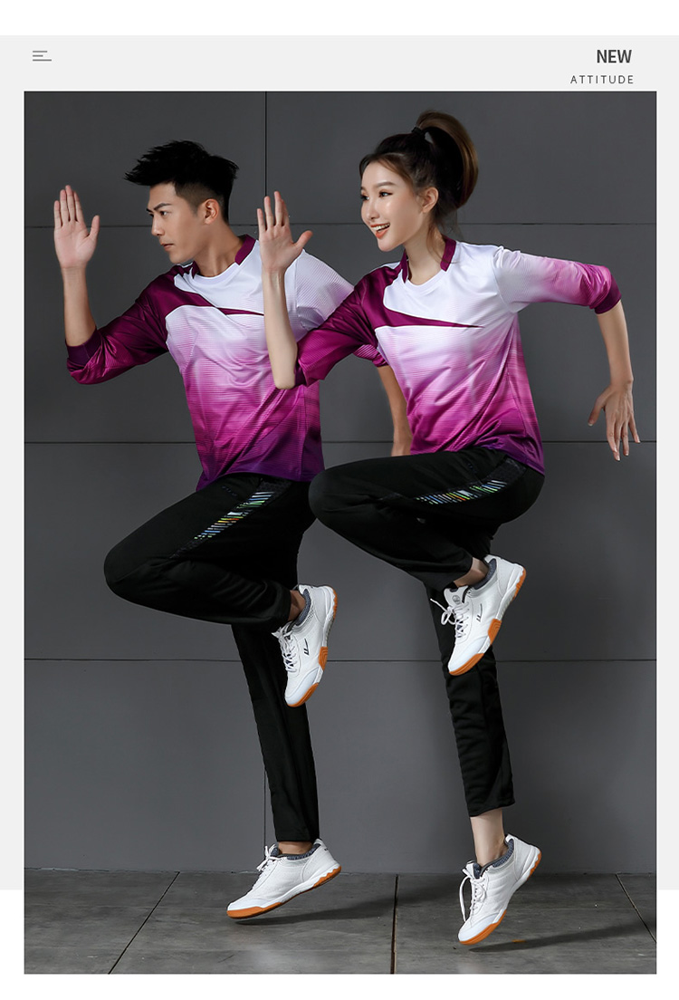 180g quick-drying casual badminton clothing long-sleeved tops men GM2-3010-1 tops men