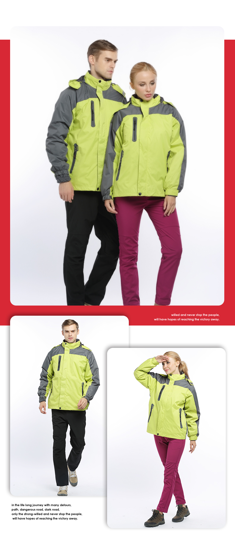 Outdoor windproof and waterproof single-layer mesh jacket GJ25-F1015