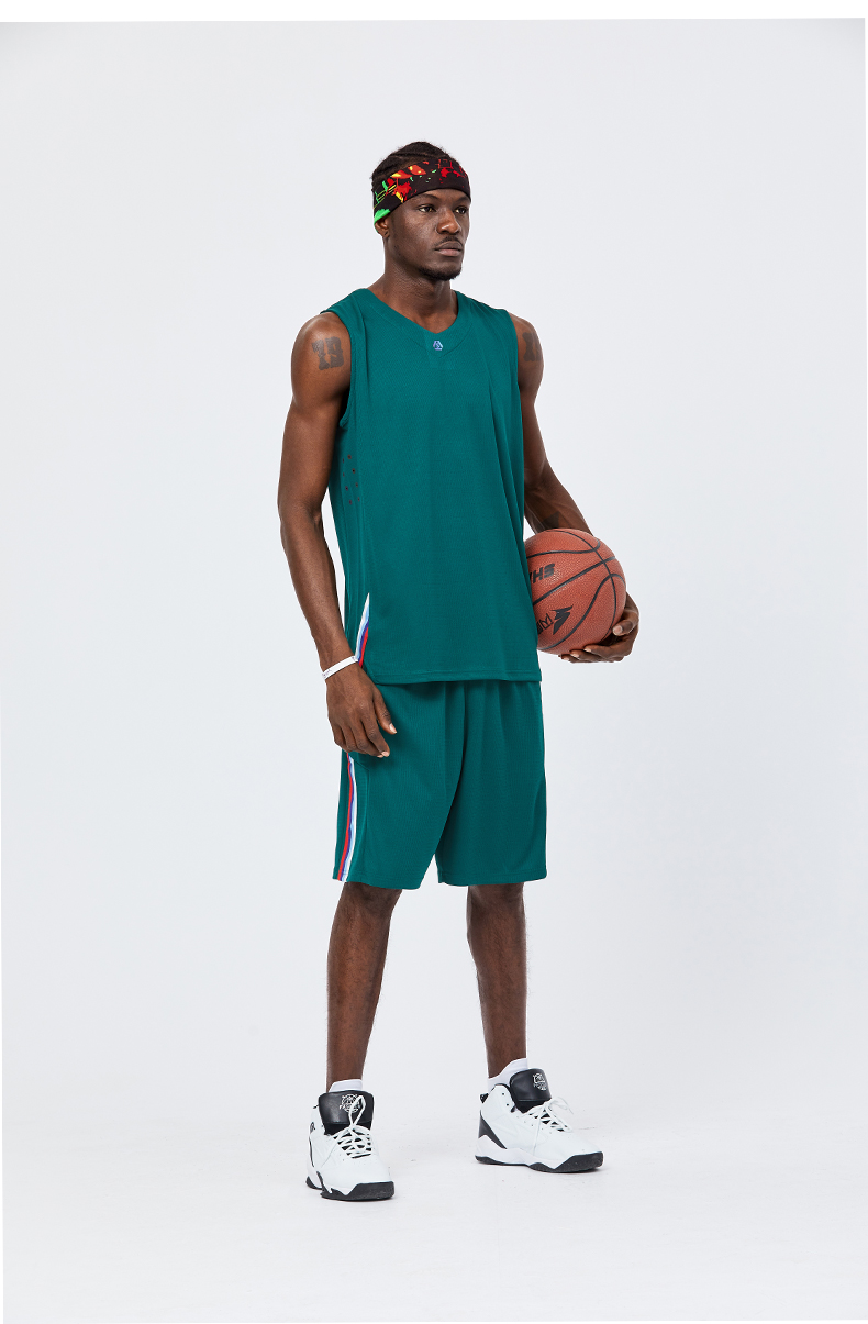 170g breathable cross cloth basketball uniform suit GY7-LQ2017