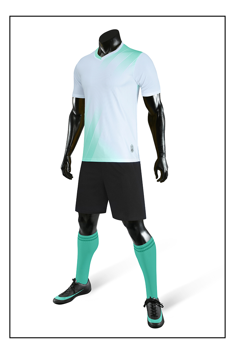 Sports quick-drying football uniform short-sleeved suit adult GR4-D8833 adult