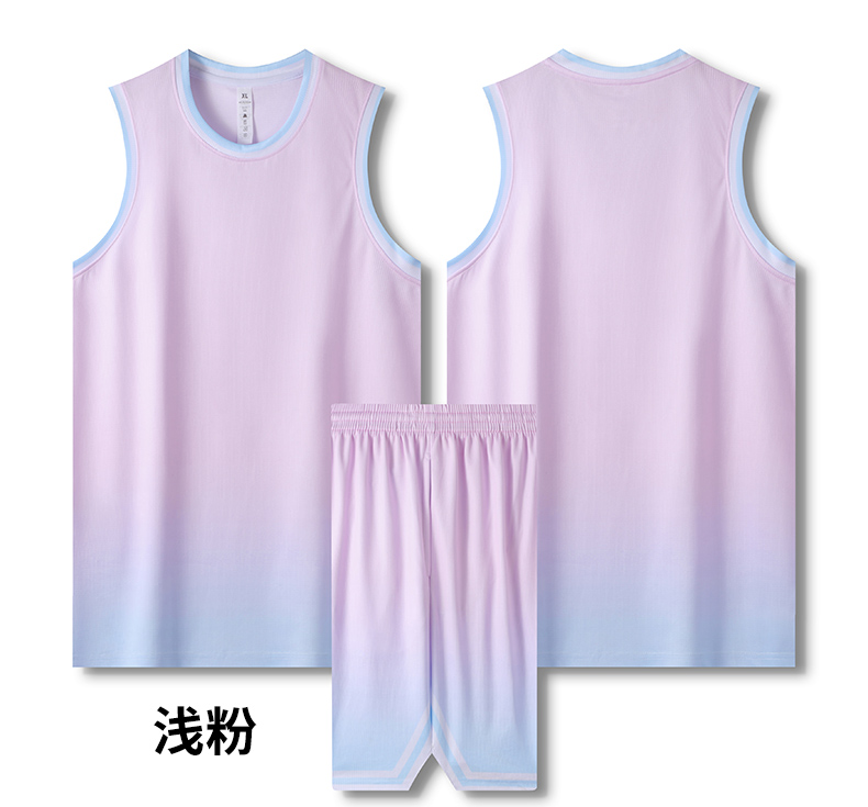 Quick-drying sports gradient basketball suit adult GB12-A017 adult