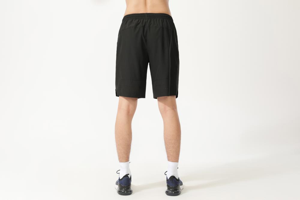 Drawstring breathable solid color running competition sports shorts GJ3-3907