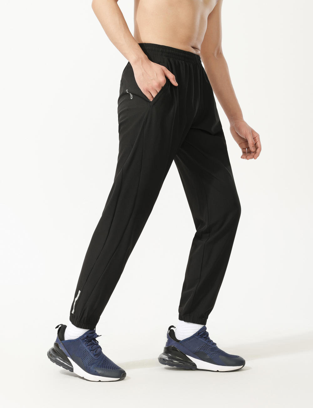 Quick-drying printed elastic sports casual trousers GJ3-9235