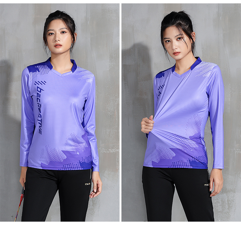 Autumn and winter training elastic fitness sports long sleeve GM2-F111 top