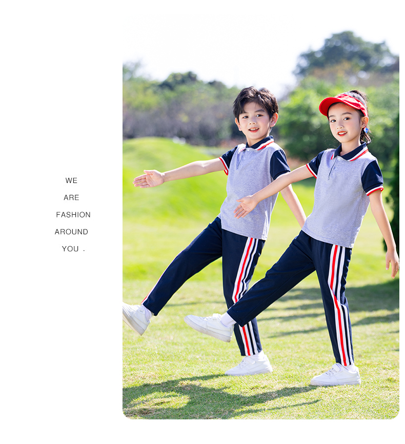 Primary school uniforms spring and autumn kindergarten uniforms parent-child class trousers D11-2203