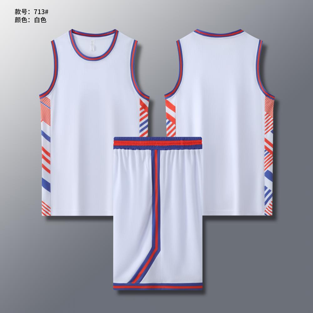 Sports training comfortable breathable basketball uniform adult suit GY1-713