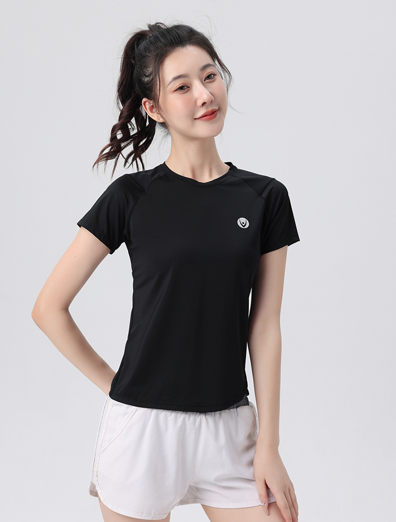 Sports Fitness Short Sleeve Yoga Clothes Women W18-DX-012