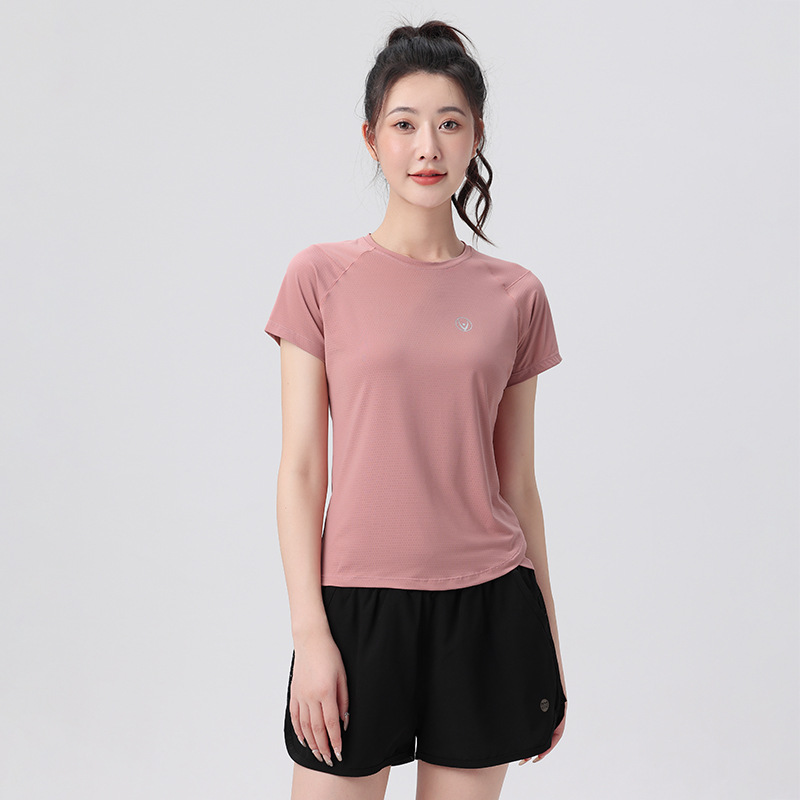 Sports Fitness Short Sleeve Yoga Clothes Women W18-DX-012