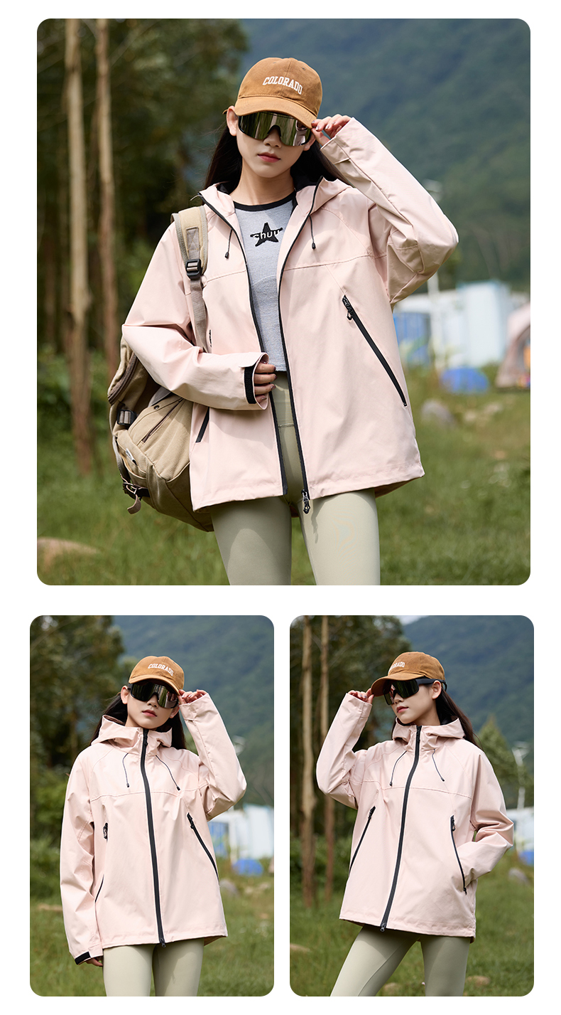 Couple outdoor single layer jacket KL1-6697