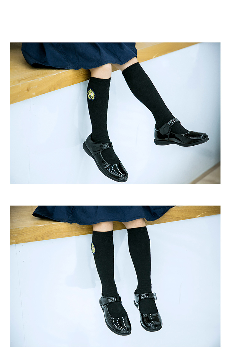 Pure cotton primary school students kindergarten middle tube socks high-end socks 168-C0308001