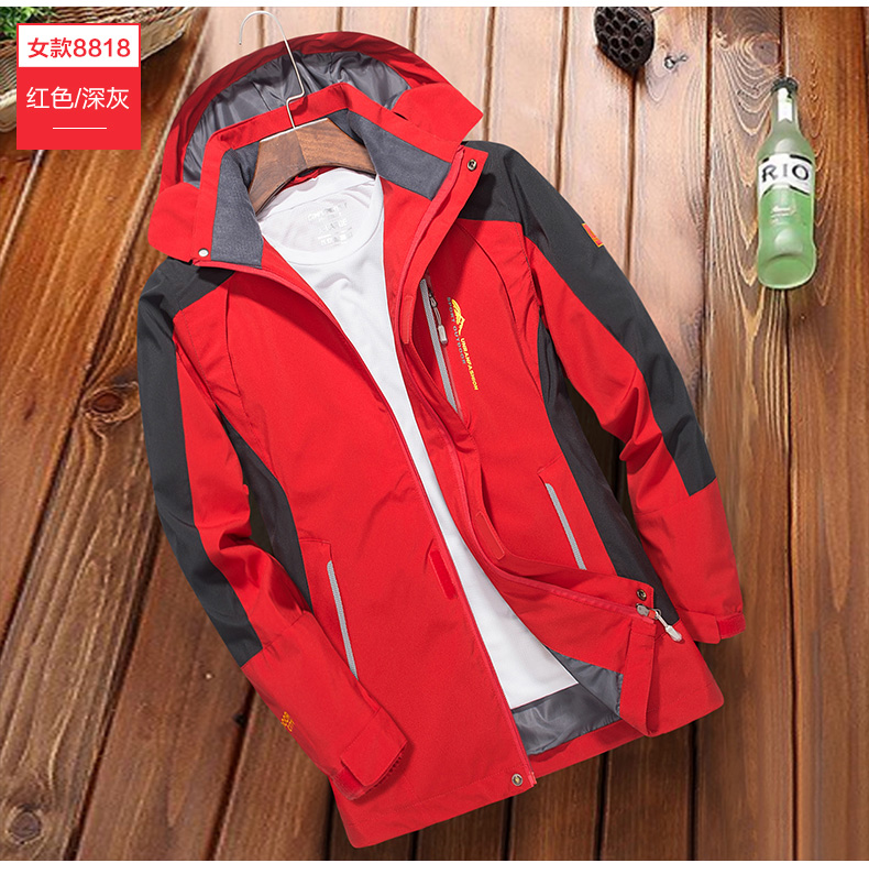 Spring and autumn single-layer jacket mountaineering clothing men KF-8817 men