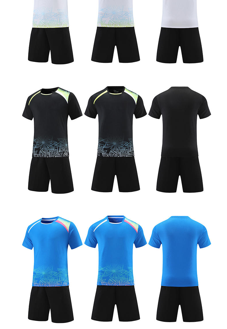 Sports casual short-sleeved training suit G16-22433 adult