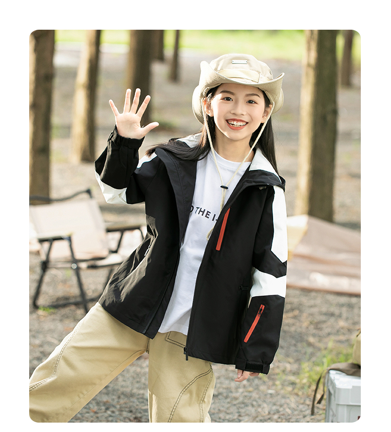 Children outdoor waterproof single-layer jacket KD-1699 children style