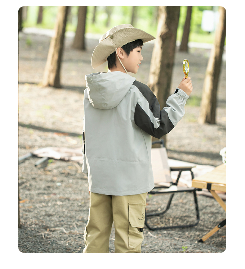 Children outdoor waterproof single-layer jacket KD-1699 children style